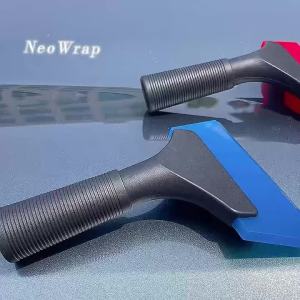 Window Tint Squeegee PPF Squeegee Rubber Non-Slip Handle Film Scraper Decal Applicator for Car Windshield Glass Wiper 1-2pcs ﻿