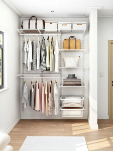 Open Style Modern Bedroom Metal Wardrobe 1.6m