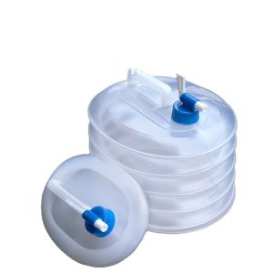 Xô Đựng Nước Gấp Gọn Di Động 3L/5L/10L/15L Dùng Cho Cắm Trại Ngoài Trời Gắn Trên Xe Với Vòi - Xô Di Động Ngoài Trời Cho Xe Tải