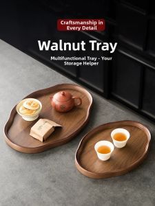 GIANXI | Japanese Style Creative Tea Platter Rectangular Wooden Tray
