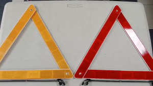 Triangle Reflective Early Warning Device Light Duty (EWD) - 1 Pair (2 Pieces)