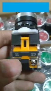 (10 cái)Nút nhấn tủ điện LA38 phi 22mm loại nhấn nhả