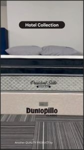 Dunlopillo Classic President Suite 13Inch (33cm) SilverCool Individual Pocketed Spring Mattress (Hotel Collection) Tilam Queen/ King 冷床 袋装弹簧床 双人床