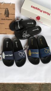 Sandal Has Papis Abu-Abu Big Logo Sendal Wanita Pria Kekinian