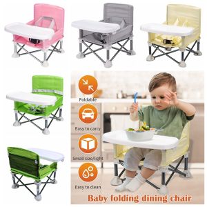 Baby Booster Seat Dining Chair Portable Travel Folding Kids With Feeding Chair Outdoor Beach Seat Baby Furniture Supplies 2025