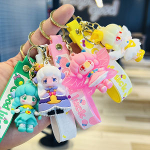 Cartoon BUBBLE Girls Keychain Handbag Pendant Shangchao Opening Company Promotion and Drainage Small Gifts