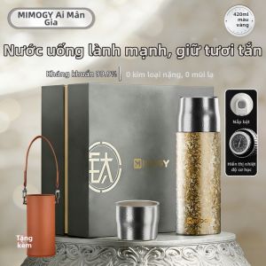 IMOGY | Cốc Giữ Nhiệt Titanium Nguyên Chất Dung Tích Lớn