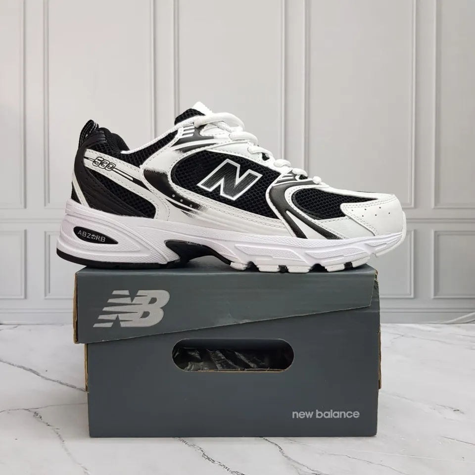 SEPATU NB 530 WHITE BLACK WHITE BNB UNISEX Lazada Indonesia