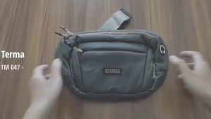 Tas Selempang Waist Bag Pria Cowok Anti Tahan Air Waterproof Casual Distro Keren Terbaru