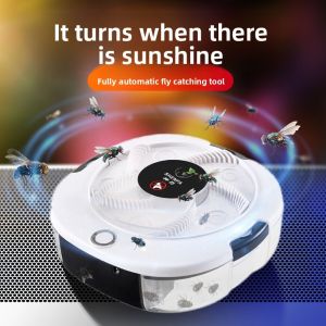 MONLEYTA | Automatic Fly Swatter Machine Home Use Capture Flies Killer Stainless Steel Full Coverage Area 0-1000㎡ Fly Trapping Device