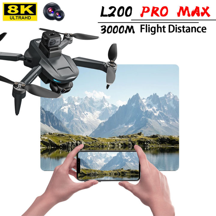 New L200 PRO MAX 2-axis gimbal brushless drone obstacle avoidance ...