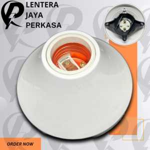 Fitting Fiting Lampu Plafon Bulat Putih Light House 319