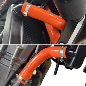 2pcs 790Duke 890Duke Radiator Hoses Water Coolant Tube Silicone Pipes For KTM DUKE 790 890 2018 2019 2020 2021 2022 2023