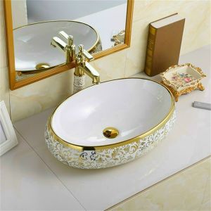 Lavabo hình trứng đặt bàn nhập khẩu
