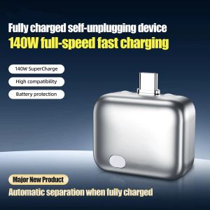 140W Automatic Physical-Disconnect Charger Battery Anti-Overcharge Protection Charge Adapter Type-C Port Smart Stop Charge
