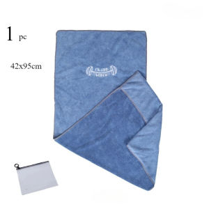 Microfiber Gym Yoga Exercise Swimming Fitness Towel Fast Drying Cooling Towel Beach Running Body Non-slip Sports Sweat 42x95 cm