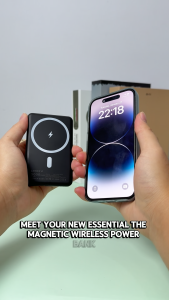 LYNXZ A26 PD20W Power Bank Type-c Wireless Charging 5000mAh CCC Certification Lightweight Charging Bank for IOS Android
