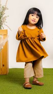 Baju Setelan Celana Kulot Bayi Balita Hoofla Kids Aira Baby Set Batita Usia 1 2 3 4 5 Tahun / busana anak / gamis / baju setelan / baju bayi / baju anak / Pakaian Anak / Pakaian Bayi