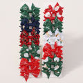 10/20Pcs Christmas Snowman Santa Claus Bows Hair Clips Baby Girls Ribbon Bowknot Hairpin Kids Headwear Supplies Hair Accessories. 