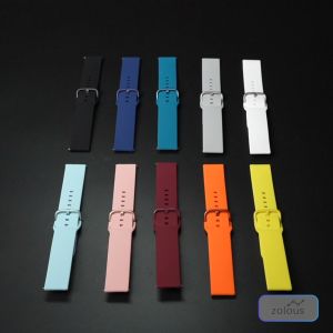Garmin Venu/SQ/SQ Music/2/2 Plus 20mm Watch Strap Soft TPU Silicone Band Buckle Wristband