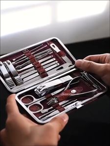 Stainless Steel Nail Clippers 7-Piece Set Creative And Practical Small Gift Event Prizes Nail clipper Set Pemotong Kuku Set
