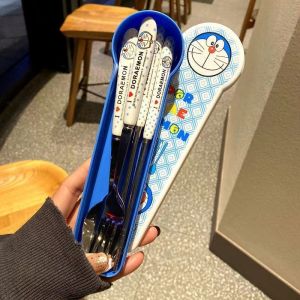 Bộ Đồ Ăn Mang Theo Bằng Thép Không Gỉ Ba Món Cho Người Lớn Bộ Đồ Ăn Gấp Gọn Cho Học Sinh Và Nhân Viên Văn Phòng