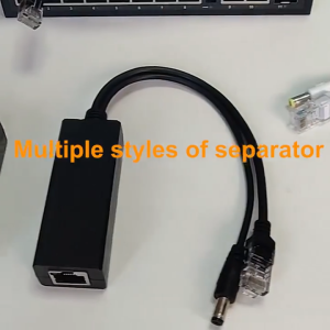 1000Mbps Standard Gigabit PoE 48V to 12V Splitter isolated PoE power supply module