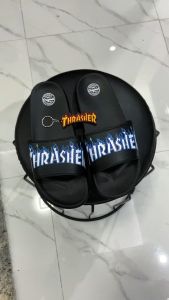 Sandal Slop Distro Keren - Sandal Hitam dan Putih Selop - Sandal Slop Putih - Sandal Slop Hitam 39-43