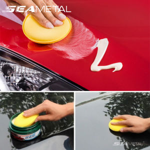 SEAMETAL 12ชิ้น ฟองน้ำลงแว็ก ฟองน้ำล้างรถ ฟองน้ำลงน้ำยา ฟองน้ำแว๊กซ์ ฟองน้ำกลมเหลือง ฟองน้ำผิ ฟองน้ำ ฟองน้ำขัดเงา ฟองน้ําขัดสีรถยนต์