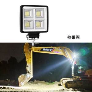 Super Bright LED Work Lights Rear View Hook Excavator Truck Spotlight Durable Anti-shock Universal 12V 24V Heavy Duty Off-Road Lights