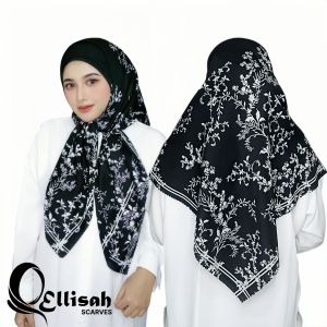 KERUDUNG SEGI EMPAT VOAL LASERCUT PREMIUM SERI VLOUR