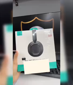 Usams SR01 Wireless Headset | Noise Cancelling for iPhone Samsung Huawei | Long Battery | Portable