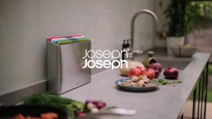 Joseph Joseph ชุดเขียงแยกประเภท พร้อมสแตนเลส รุ่น Folio Icon Steel สี Multicolour N60226
