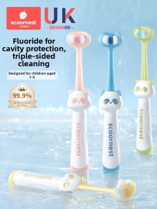 Scoornest | Three-sided Soft Bristle U-shaped Toothbrush Baby Toddler Infants Milk Teeth Care
