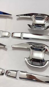 Ốp Tay Hõm Cửa Xe Toyota Wigo 2026-23 Mẫu Nhựa ABS Mạ Crom Sáng Bóng