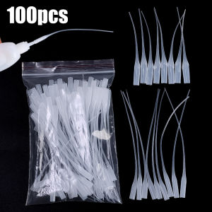 100PCS/pack Glue Micro-Tips Plastic Glue Bottle Tips Glue Extender Precision Applicator Dropping Tube Nozzle For Crafting Sewing