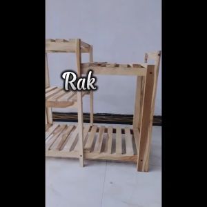Rak Susun Serbaguna 2 Tingkat | Meja Susun | Rak Dispenser | Rak Rice Cooker Kayu