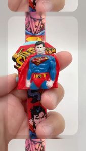 (K40) 3D Superman Jam Tangan Budak Comel / DC Cute Fashion Kids Watches