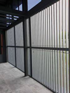 ระแนงอลูมิเนียม ผิวเสมือนไม้จริง แป๊ปอลูมิเนียม ผิว3มิติ Aluminum Wood ขนาด 6 หุน X 2 นิ้ว ขนาด 6 หุน X 4 นิ้ว (1เส้นยาว 595cm ตัดความยาวไม่เกิน120cm)