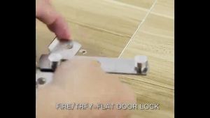 【Free screw】Stainless Steel Safety Hasp Door Lock for Bathroom Bedroom Door Catch Latch
