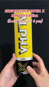 ALPHA X Kok Bulutangkis Limited Edition Shuttlecock Badminton 3in1 Smart Pack Isi 6 Original