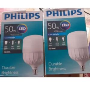 ISI 2 PHILIPS SUPER JUMBO LED 50 WAT CAHAYA PUTIH