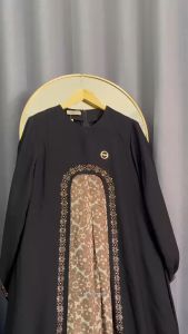 Bintang Exclusive Gamis Manik Swarovsky Mewah Produk Amore By Ruby Edisi Tsuraya Dress