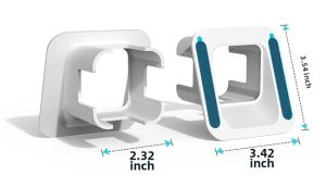 Giá Đỡ Cửa Sổ Góc Cạnh Đa Năng Cho Wyze Cam V3 Pro - Nghiêng Lên/xuống Trái/phải 20 Độ - Lắp Đặt Màu Trắng Ổn Định - 1 CÁI