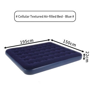 Flocked Airbed Car Mounted Outdoor Air Cushion Bed Folding Thickened Flocked Mattress Household Use