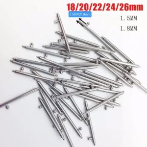 18mm 20mm 22mm 24mm Quick Release Spring Bars Pins For Sumsung Gear S2 S3 Pins Watch Strap Replacement Band- 10Pcs/lot
