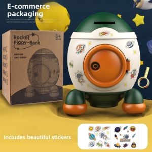 KIUMO | Deposit-Only Piggy Bank Rocket
