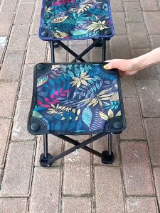 เก้าอี้พับได้ เก้าอี้เดินป่า เก้าอี้ตกปลา ผ้า oxford สองชั้น พกพาสะดวก แข็งแรง ทนทาน ใช้งานสะดวก เเก้าอี้พับแบบพกพา เก้าอี้พับกลางแจ้ง