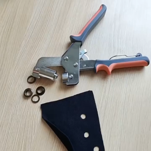 10mm Eyelet Pliers Kit Tools Portable Hand Press Metal Grommet Hole Punch Plier for Leather Canvas Clothing DIY Tarp Ring