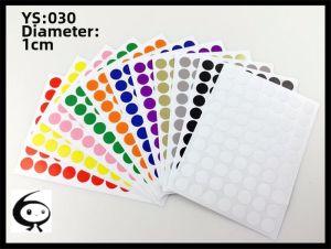 Yayoi Kusama Inspired Dot Stickers Circular Decorative Adhesive Labels